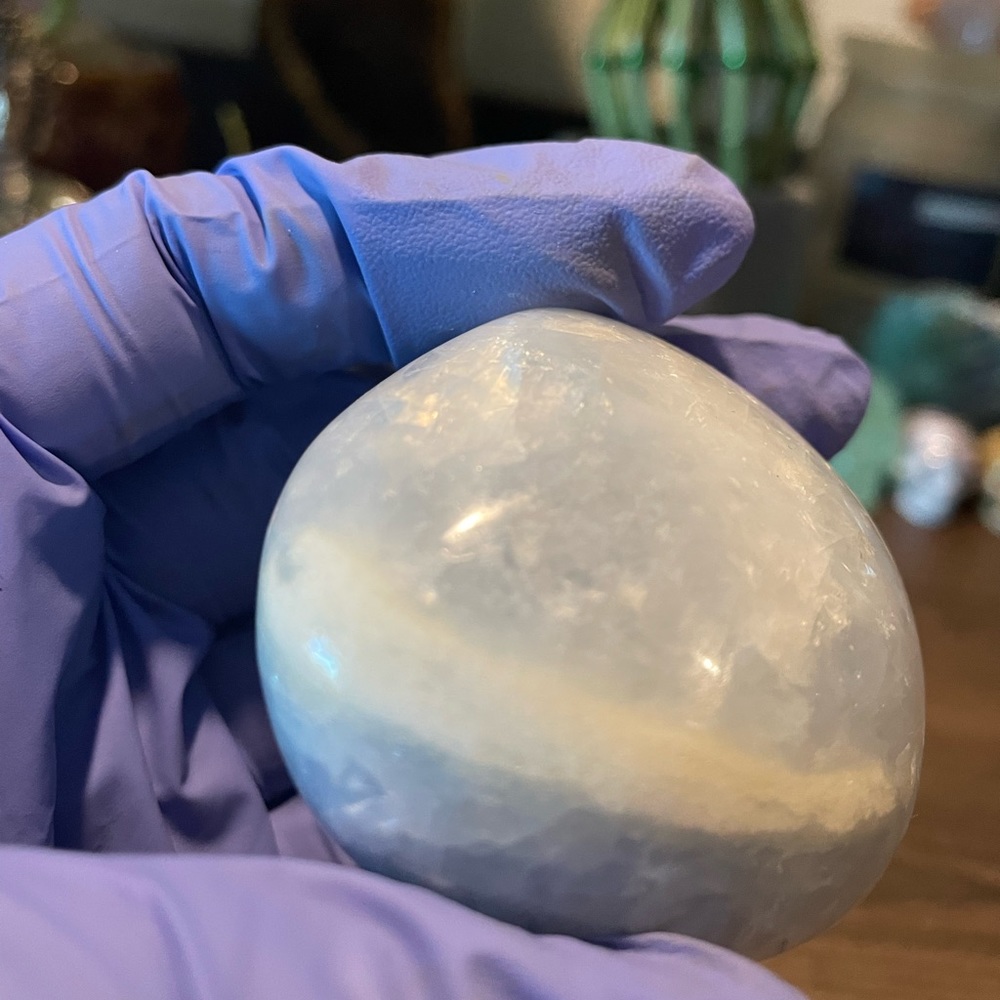 Blue Calcite Palm - Picture 3 of 8
